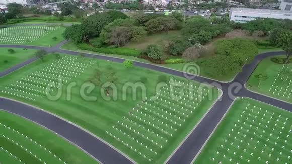 马尼拉美国公墓和纪念碑位于大马尼拉塔吉格市博尼法西奥堡视频的预览图