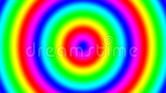 彩虹光谱渐变环快速进入无缝环视频的预览图