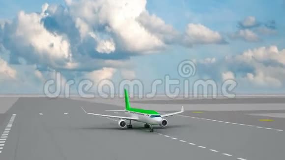 从机场起飞的飞机视频的预览图