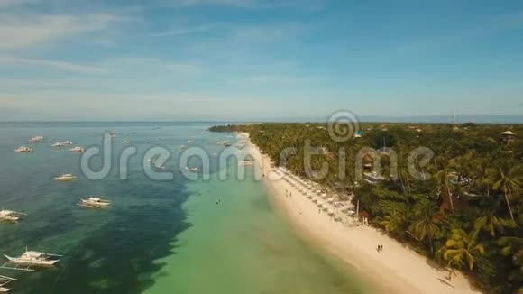美丽的沙滩菲律宾视频的预览图