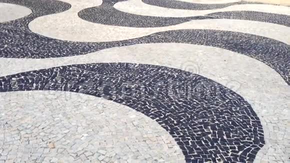 里约热内卢海滩人行道设计视频的预览图