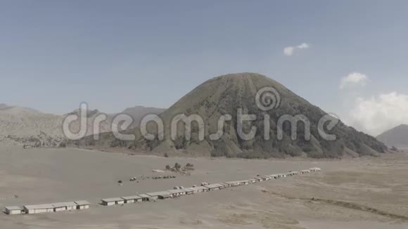 东爪哇美丽的布罗莫山沙漠火山的影像拍摄视频的预览图