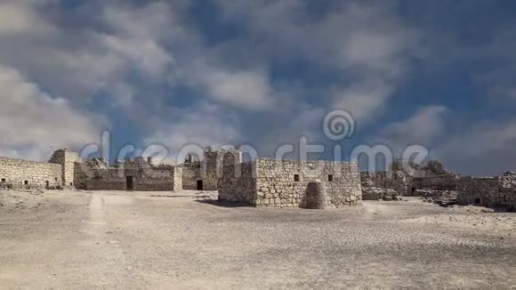 约旦A中东部Azraq城堡废墟约旦A安曼以东100A公里视频的预览图