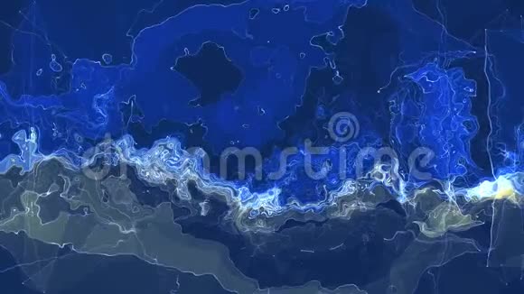 数码湍流能量霓虹灯粉彩云软移动波动动画背景新的独特品质艺术时尚视频的预览图