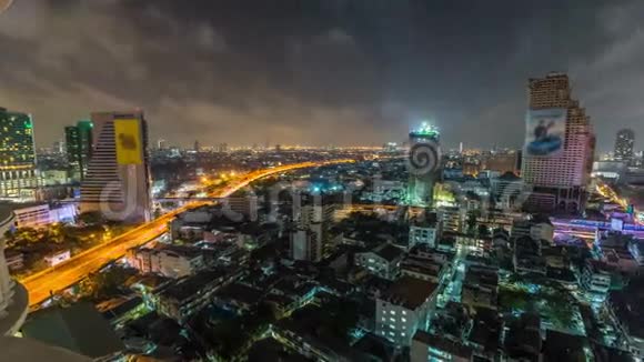 曼谷城市景观时间流逝视频的预览图