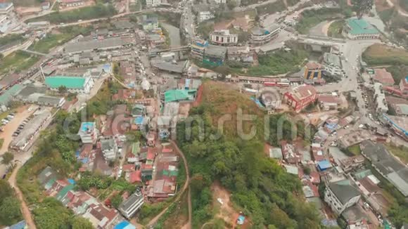 喀拉拉邦蒙纳市的鸟瞰图印度视频的预览图