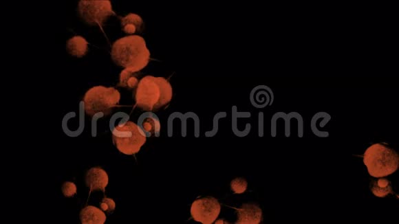 摘要细胞病毒显微镜背景细菌孢子卵生物视频的预览图