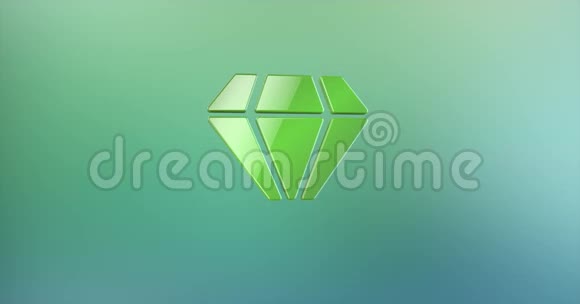 钻石宝石颜色三维图标视频的预览图