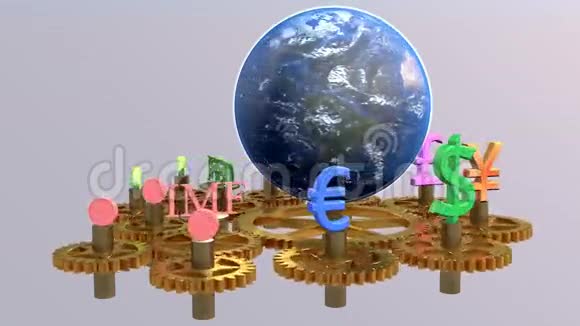 全球金融理念全球商业背景金融拼贴金融理念金融市场视频的预览图