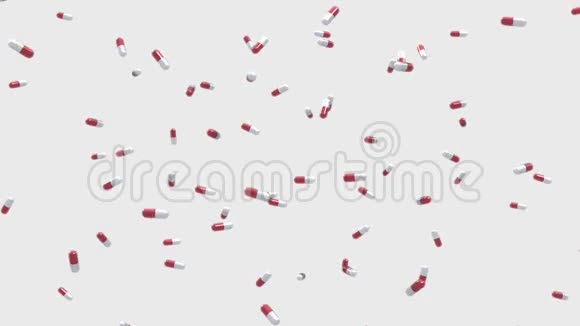 白色背景下的红白丸视频的预览图