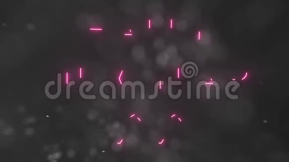 2019年黑色bokeh背景下金色字体的新年祝福视频的预览图