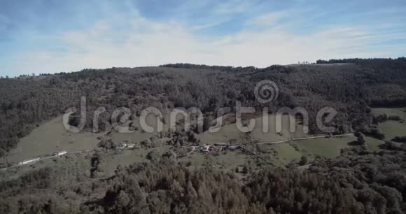 飞越西班牙的一片森林视频的预览图