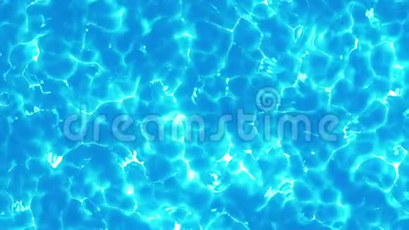 游泳池的鸟瞰图放松和愈合的概念游CG动画顶视图视频的预览图