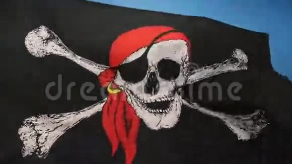 海鸥和十字号旗JollyRoge视频的预览图
