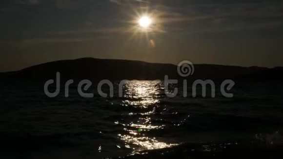 黑山海上日落视频的预览图