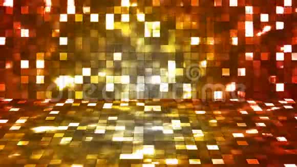广播火光高科技广场舞台多色抽象循环4K视频的预览图
