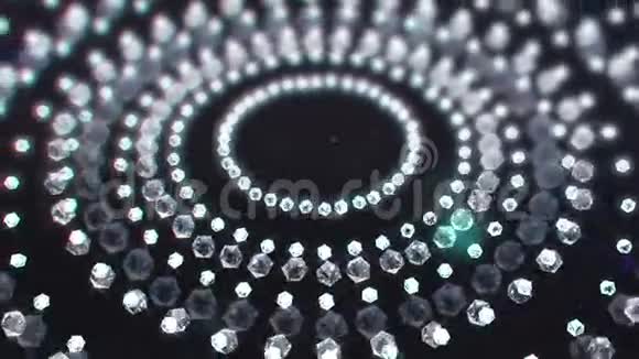干净优雅的环形旋转钻石视频的预览图