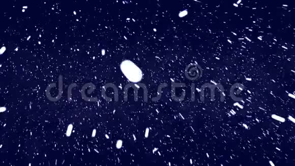 带有白色粒子的电脑动画视频的预览图