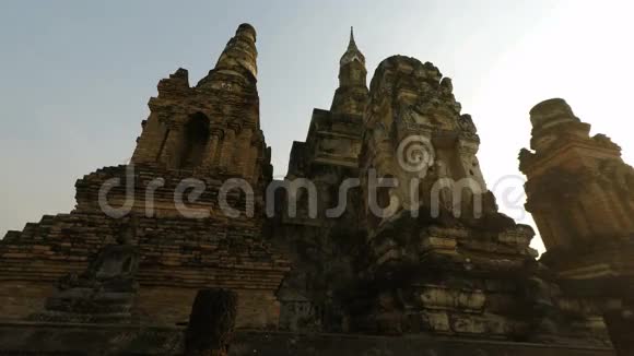 泰国苏霍台寺建筑群视频的预览图