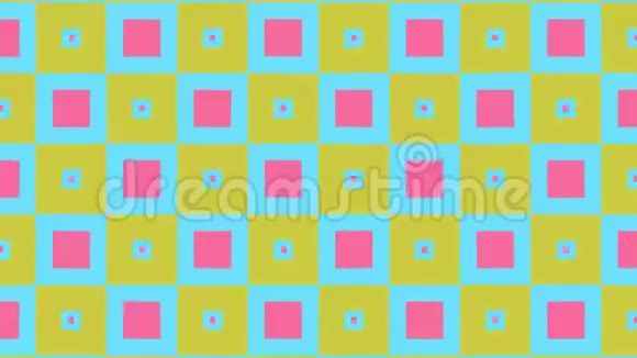 彩色万花筒序列图案4k抽象五彩运动图形背景对于俱乐部表演分形视频的预览图
