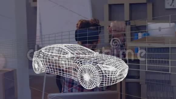 汽车三维技术图纸视频的预览图