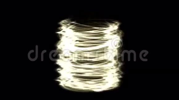 摘要螺旋能量龙卷风粒子极光激光旋风烟花视频的预览图