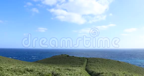 大岛大岛蓝洋附近的宫崎海角视频的预览图