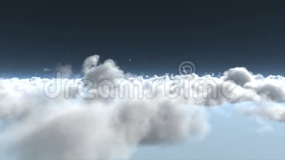 飞越云中数字生成的片段视频的预览图