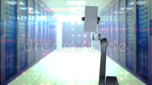 机械手持臂卡数字生成视频及机器示意图视频的预览图