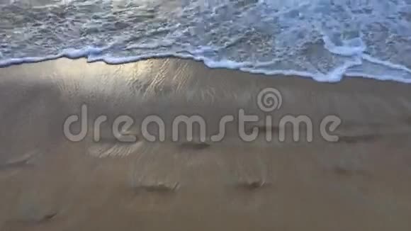 晚上在海滩冲浪视频的预览图