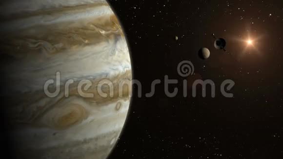 航行者太空轨道木星视频的预览图