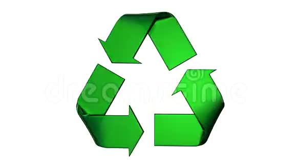 转向回收绿色标志视频的预览图