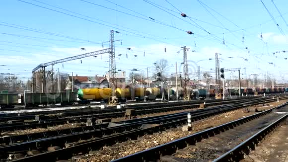 铁路火车货车铁路视频的预览图