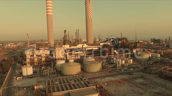 石油工业的抽象和概念视频的预览图