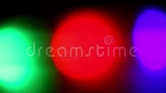 闪烁的LED在夜间发光视频的预览图