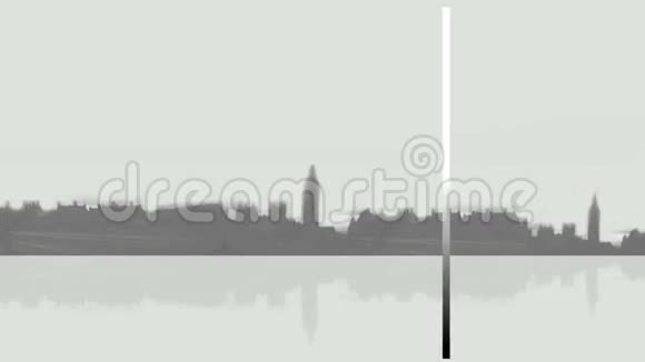 城市背景与框架视频的预览图