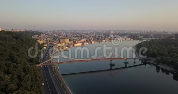 乌克兰基辅的空中景色视频的预览图
