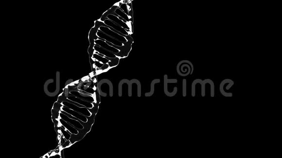 来自水滴的动画DNA模型视频的预览图