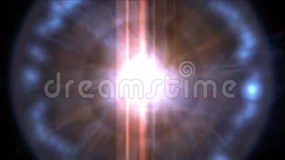 功率爆炸射线激光能量魔法尘埃烟花粒子背景视频的预览图