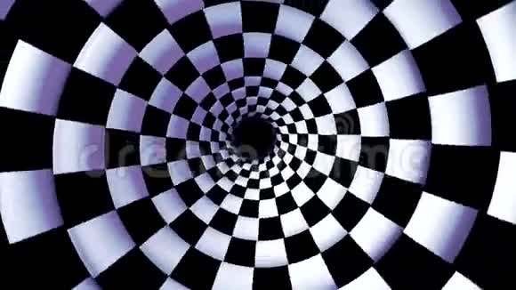无止境的旋转催眠螺旋循环动画视频的预览图