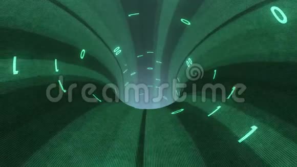 数字数据传送虫洞漏斗隧道动画背景新质量技术酷漂亮视频的预览图