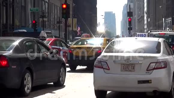 芝加哥交通出租车芝加哥市视频的预览图