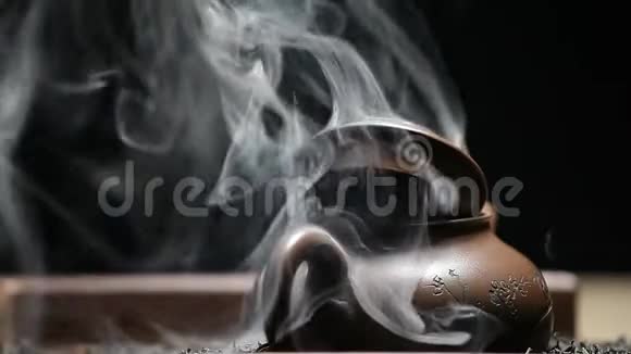 红茶茶壶无人烟视频的预览图