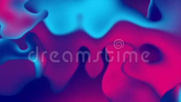 蓝紫氖流水波视频动画视频的预览图