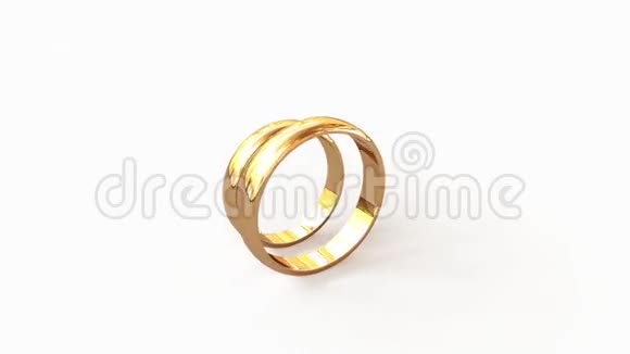 金色结婚戒指视频的预览图