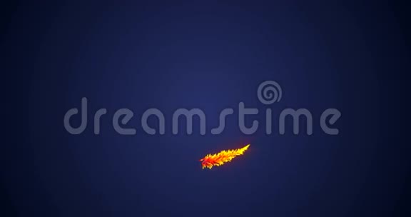 火粒圈背景为数字渲染4k动画视频的预览图