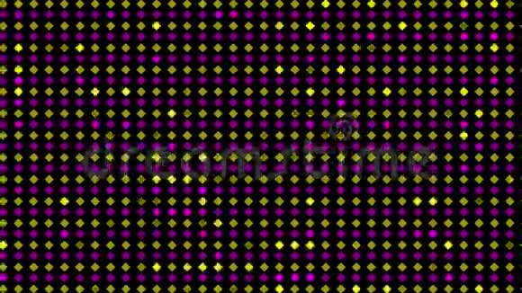 闪光金和紫色方块循环视频的预览图