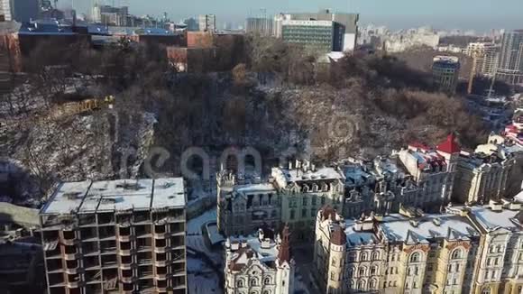 空中无人机镜头基辅波迪尔全景视频的预览图