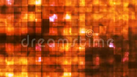 闪烁高科技壁烟图案橙色抽象可循环4K视频的预览图