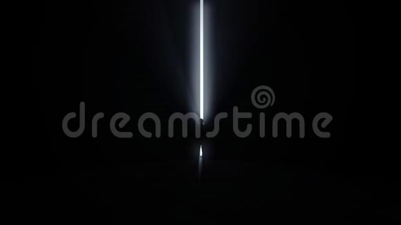 打开的墙有发光的光和人站在它前面视频的预览图